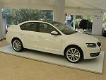 2013 skoda octavia white -     