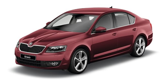 Skoda Octavia 2013 rosso brunello